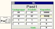 Hvis man ønsker å kjøre forskjellige kapasiteter på forskjellige produkter eller mot forskjellige tankgrupper, kan dette gjøres ved å legge inn verdier i kapasitets menyen